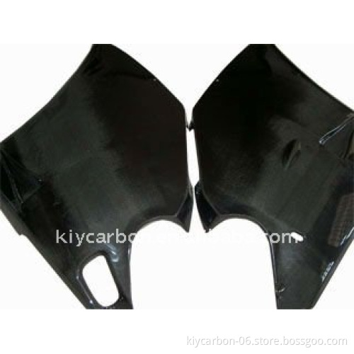 Carbon fiber motorcycle parts side panels